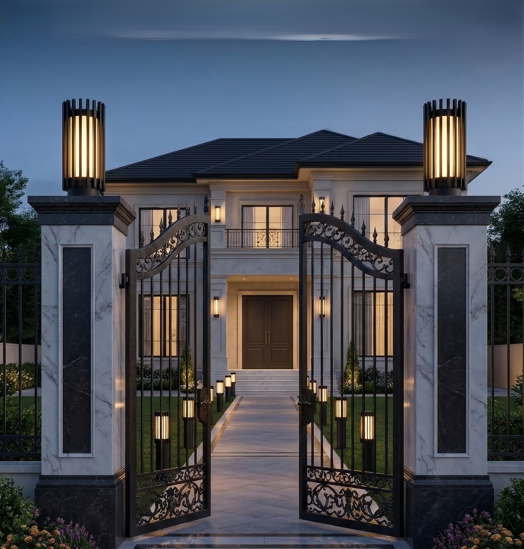 Gate Lights – Stylish Outdoor Pillar & Entrance Lighting