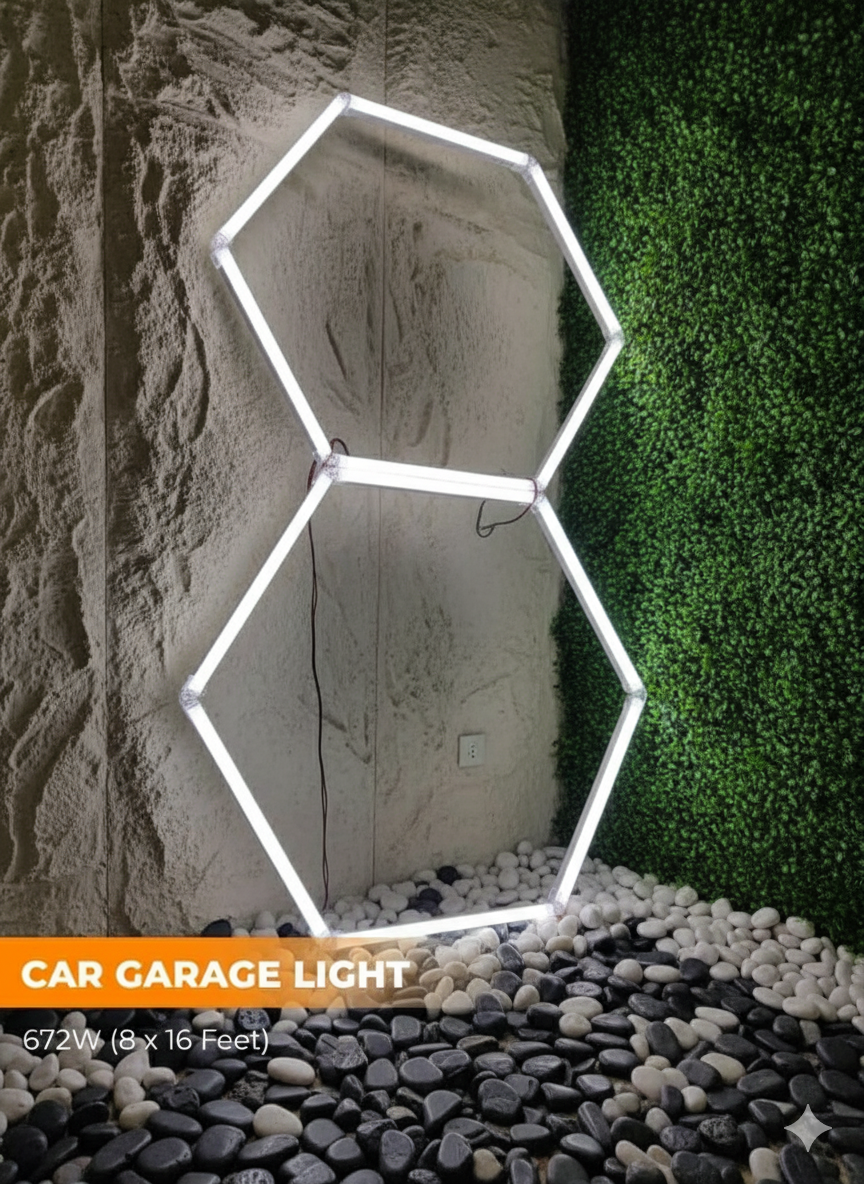 modern hexagon lighting design