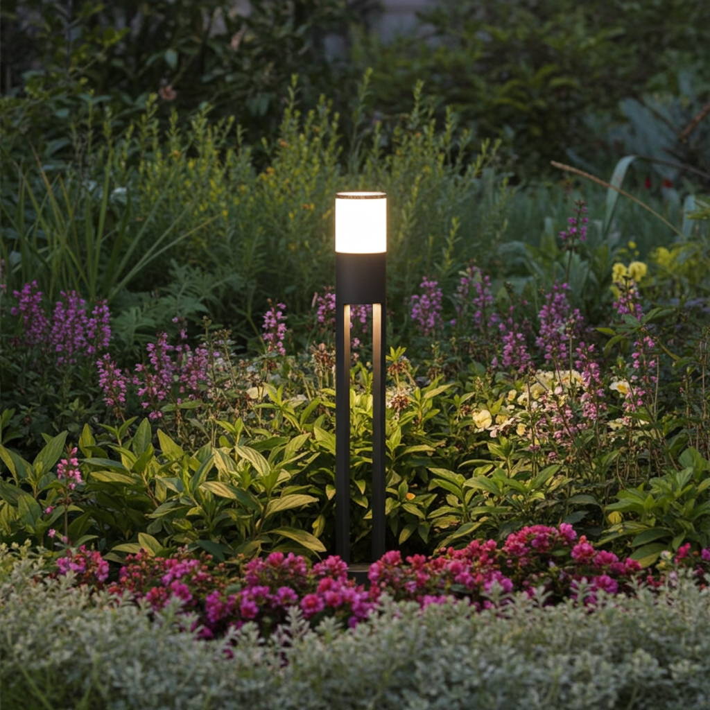 Big Outdoor Garden Bollard Light (169) – 12W LED Landscape Lighting  Bollard Lights GLOW MAHAL.