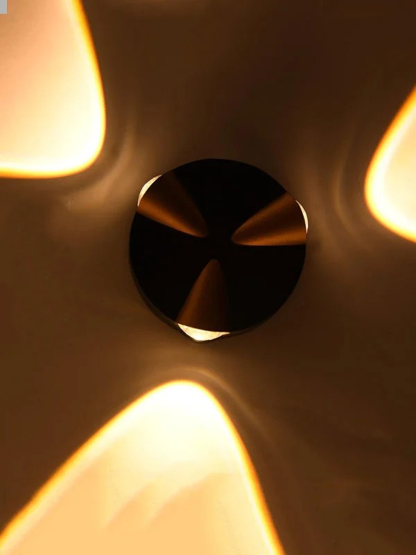 3 Way Outdoor Wall Light 3W – Modern Up Down Beam Exterior Light