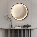 Artistic Textured Moon LED Wall Light  Indoor GLOW MAHAL.