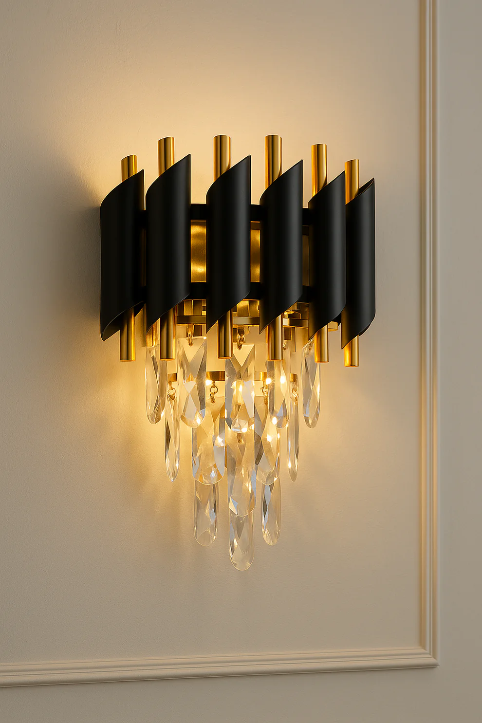 Black Mamba Wall Lights – Luxury Modern Designer LED Wall Sconce 300 mm RD