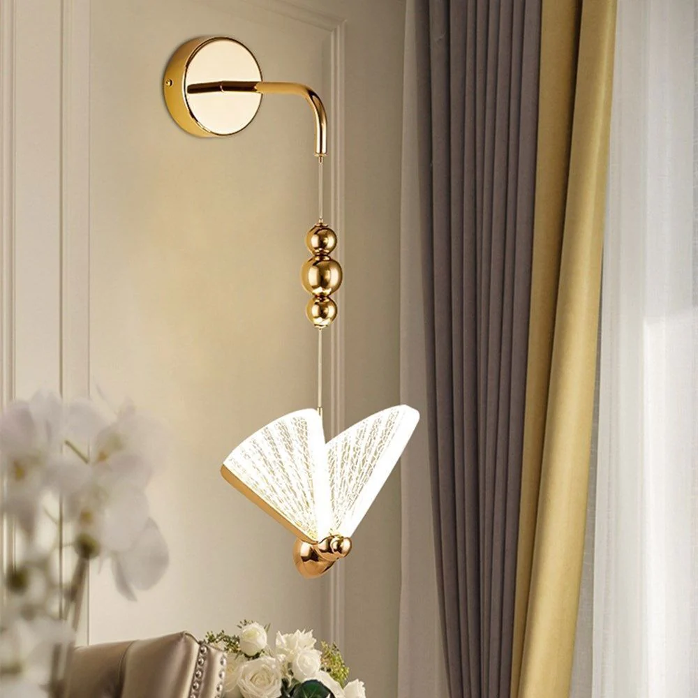 Butterfly Hanging LED Wall Light – Decorative Modern Wall Lamp  Indoor GLOW MAHAL.