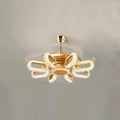 Crystal Wormhole Chandelier Ceiling Fan with Remote Control  Indoor GLOW MAHAL.
