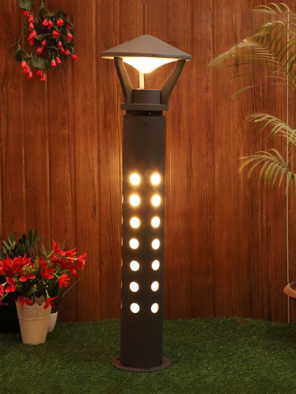 Grey Large Bollard Light (1022) 12W