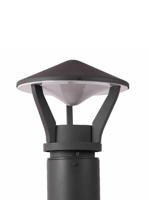 Grey Large Bollard Light (1022) 12W