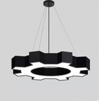 LED Gear Shape Hanging Light – 600MM  Indoor GLOW MAHAL.