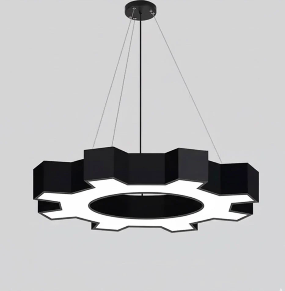 LED Gear Shape Hanging Light – 600MM  Indoor GLOW MAHAL.