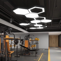 LED Hexagon Hanging Light l 600MM   GLOW MAHAL.