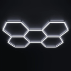 hexagon LED ceiling lights for gym