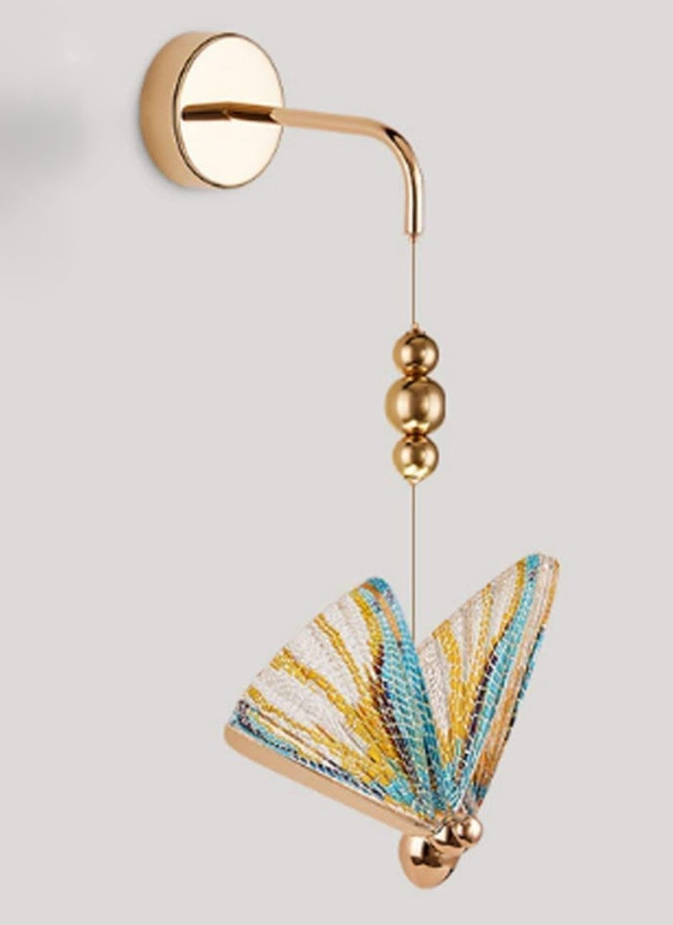 butterfly LED wall light