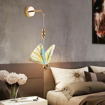 Butterfly Hanging LED Wall Light – Decorative Modern Wall Lamp  Indoor GLOW MAHAL.