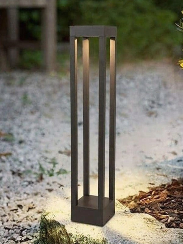 Black Large Bollard Light (1147) 12W