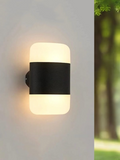 Black Outdoor Wall Light (349A) 12W